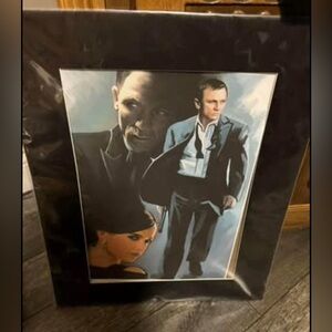 James Bond Movie Poster Art James Bond print ready to be framed 15 x 19 inches